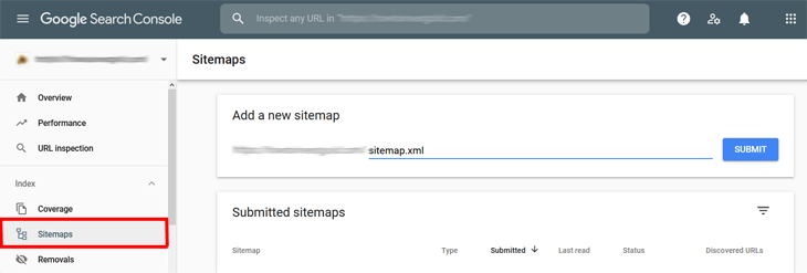 Google Search Console Sitemap