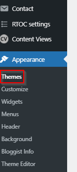Themes Option