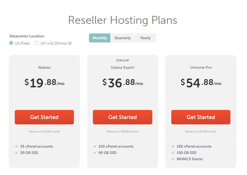 Cheap Reseller Web Hosting Plans. Start your hosting business today with Namecheap