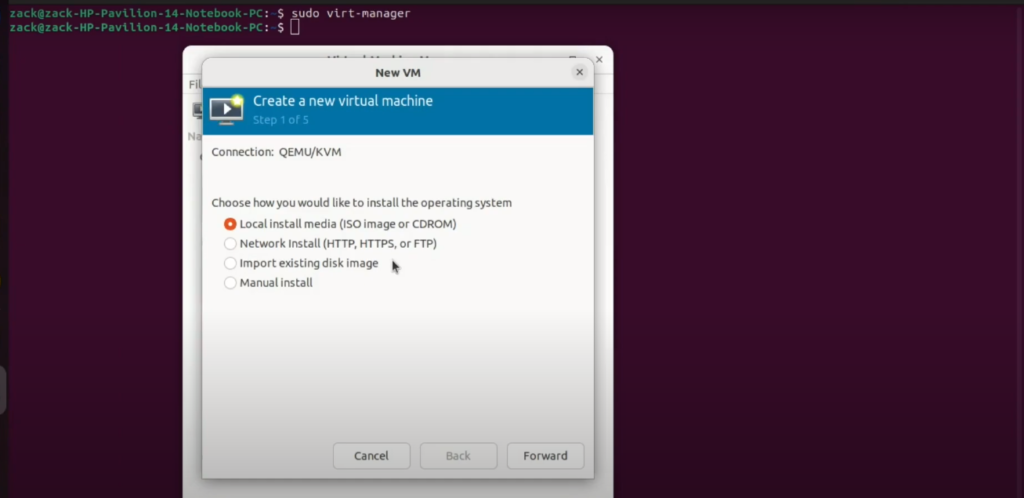 Virt-Manager Ubuntu 22.04