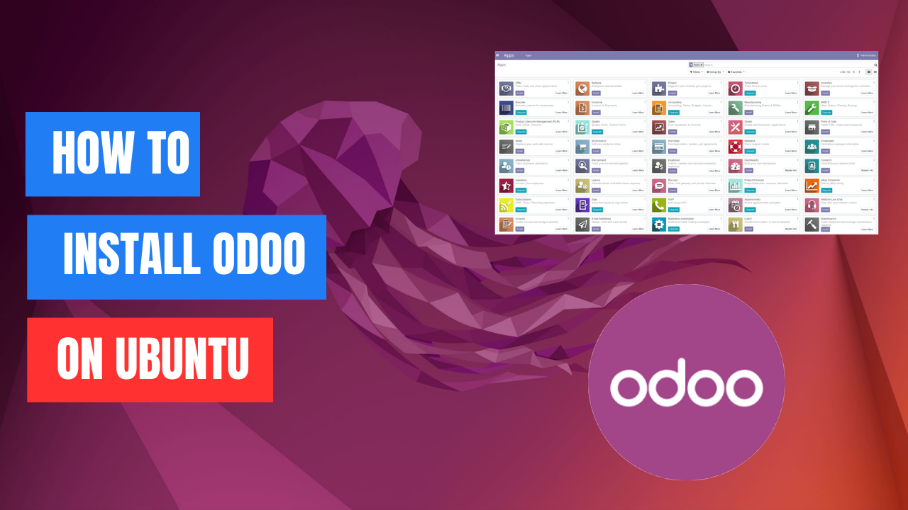 How To Install Odoo 17 On Ubuntu 22.04 | ZacsTech