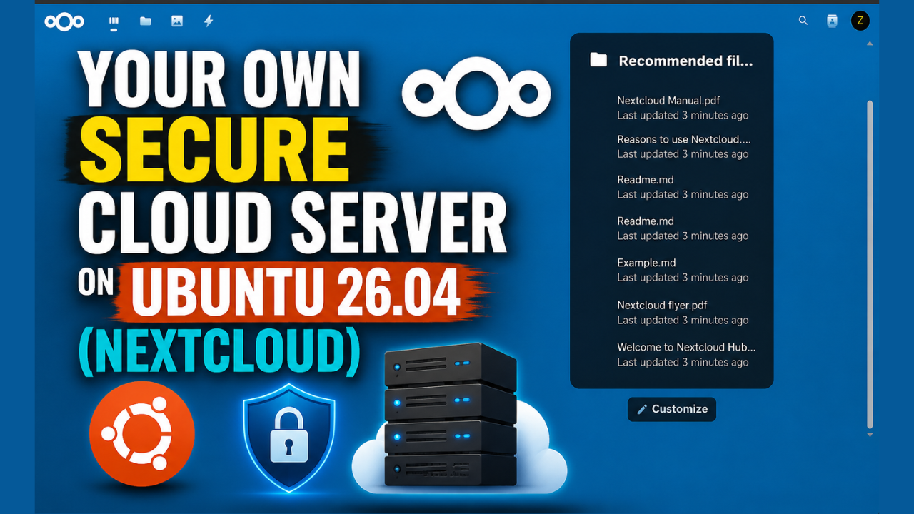 How to Install NextCloud on Ubuntu 26.04 | ZacsTech